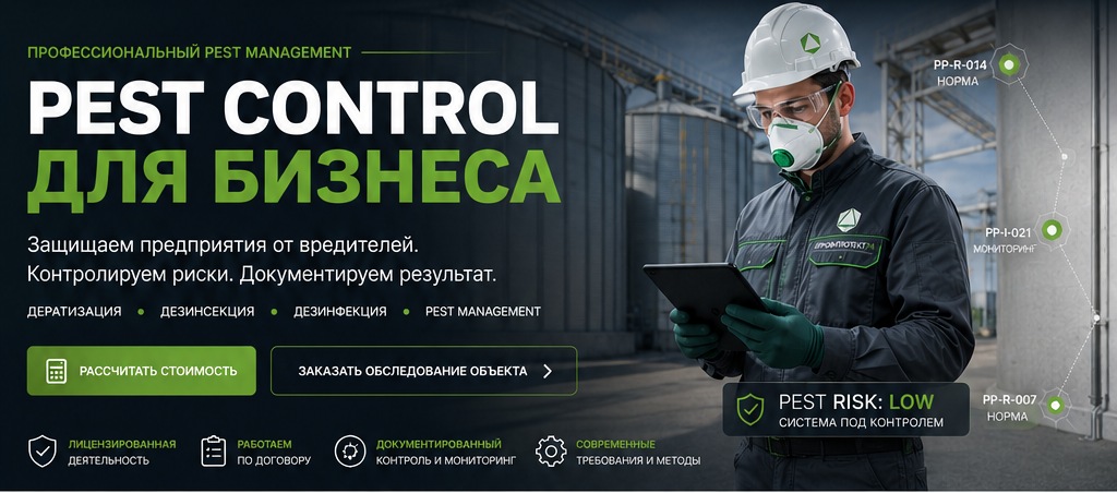 Pest Control для бизнеса